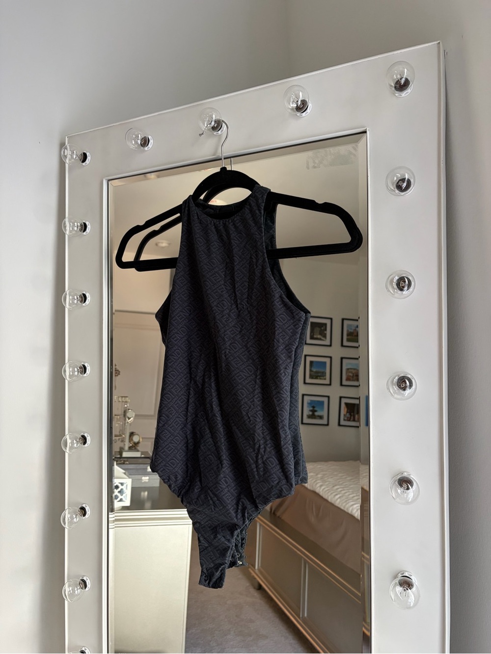 Fendi SKIMS Black Bodysuit